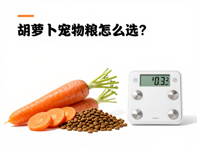 宠物主粮怎么选?胡萝卜限量与定期称重,科学控体重指南
