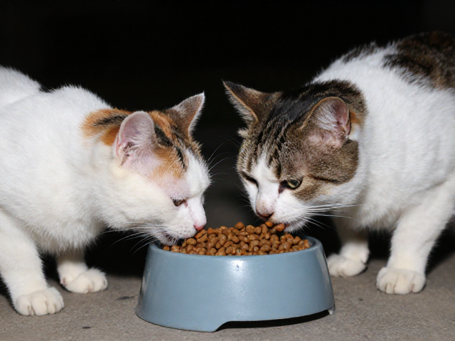 猫夜间活跃进食?选对主粮,专用碗,解决饮水清洁与挑食难题