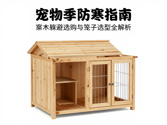 宠物冬季防寒指南，实木躲避屋选购与笼子选型全解析