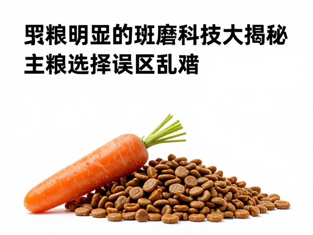 只喂胡萝卜加磨牙棒?主粮选择误区大揭秘,宠物健康别乱来