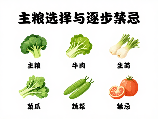 宠物换粮指南,主粮选择与逐步过渡,生冷蔬菜喂食禁忌