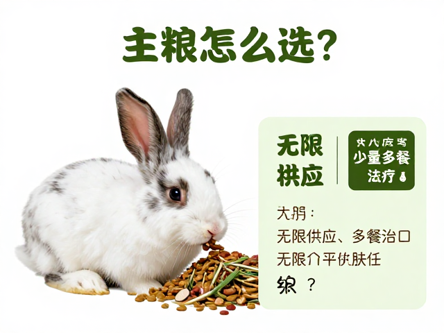 幼兔喂养指南,主粮怎么选?无限供应牧草与少量多餐法