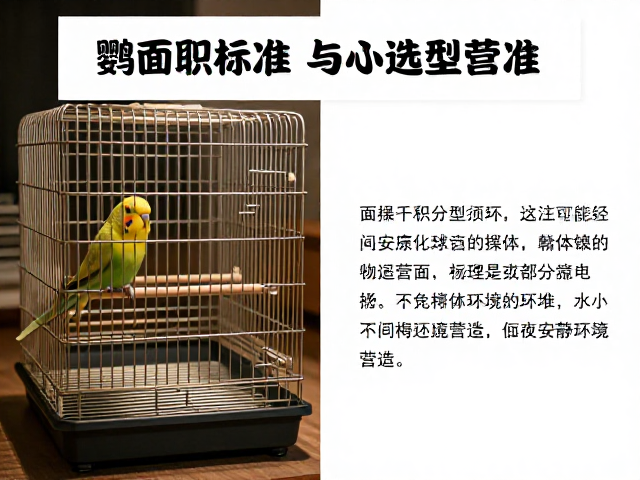 鹦鹉笼子选型指南，最小面积标准与夜间安静环境营造