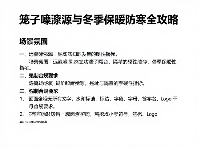笼子选型指南,远离嘈杂源与冬季保暖防寒全攻略
