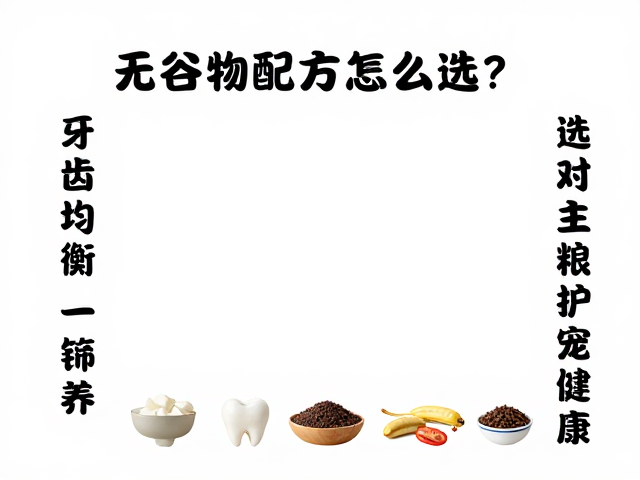 无谷物配方怎么选？结合牙齿磨损观察，选对主粮护宠健康