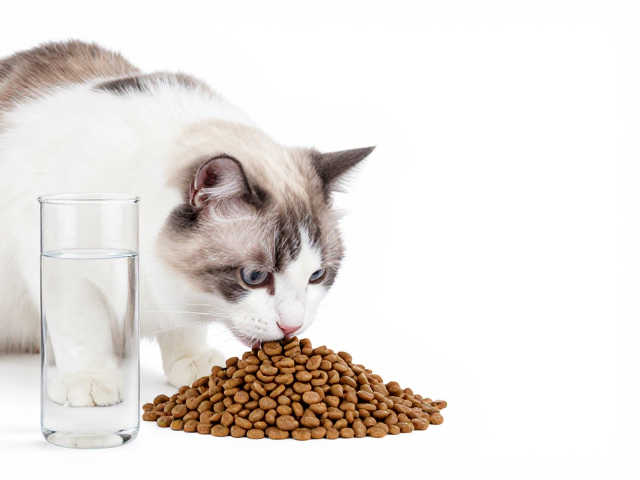 猫咪食欲突然减退？换凉白开或纯净水喂主粮，3招快速恢复食欲