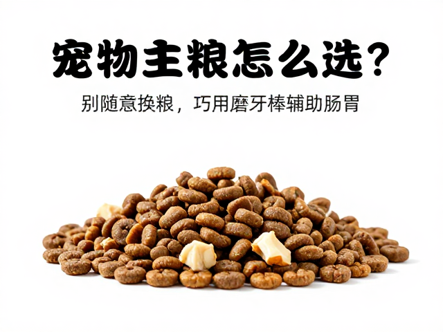 宠物主粮怎么选?别随意换粮,巧用磨牙棒辅助肠胃