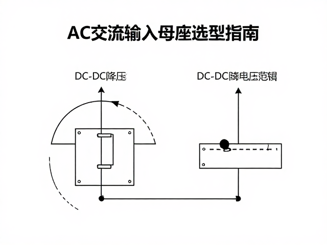 AC交流输入母座选型指南,DC-DC降压变换与电压范围解析