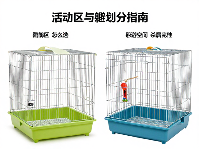 鹦鹉笼子怎么选?活动区与躲避空间科学划分指南