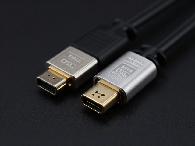 HDMI金属母座搭配DP2.1与VESA DSC,打造4K/8K无损传输方案