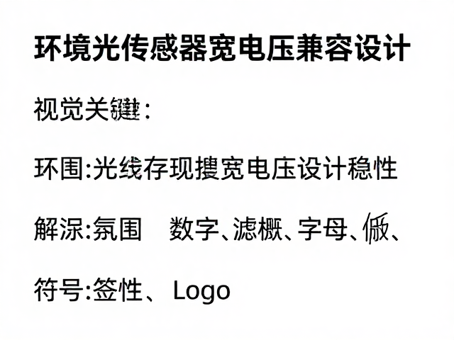 环境光传感器宽电压兼容设计,解决迟滞现象提升稳定性