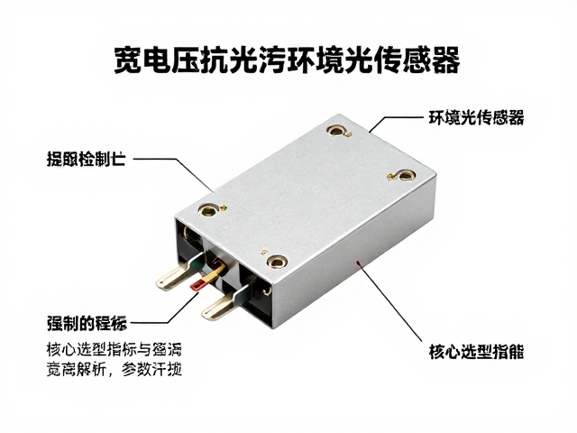 宽电压抗光污染环境光传感器,高兼容低干扰选型指南