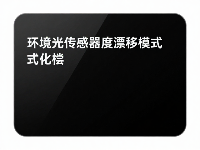 环境光传感器温度漂移补偿与低功耗待机模式优化指南