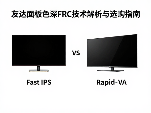 Fast IPS vs Rapid-VA,友达面板色深FRC技术解析与选购指南