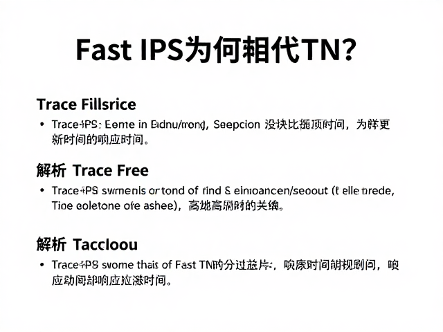 Fast IPS为何取代TN?解析Trace Free与响应时间的高刷进化史