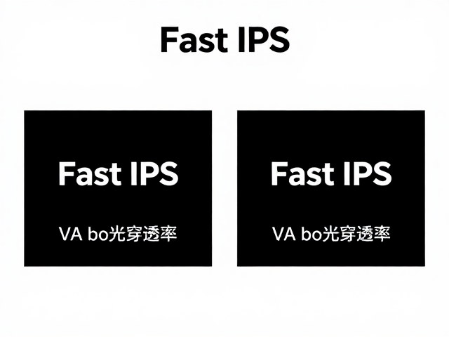 Fast IPS,VA背光穿透率,高对比度如何平衡高速响应?