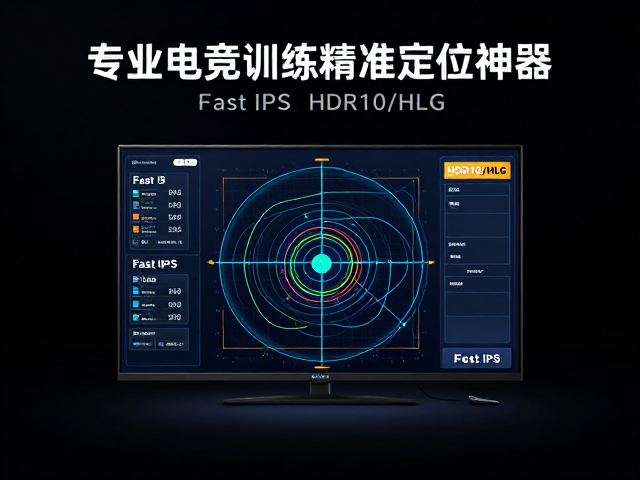 Fast IPS,HDR10/HLG,专业电竞训练精准定位神器