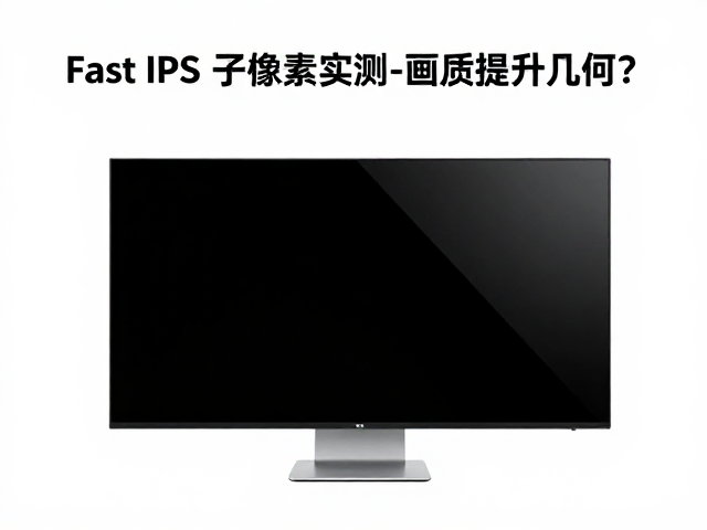 Fast IPS,子像素渲染,可视角度实测,画质提升几何?