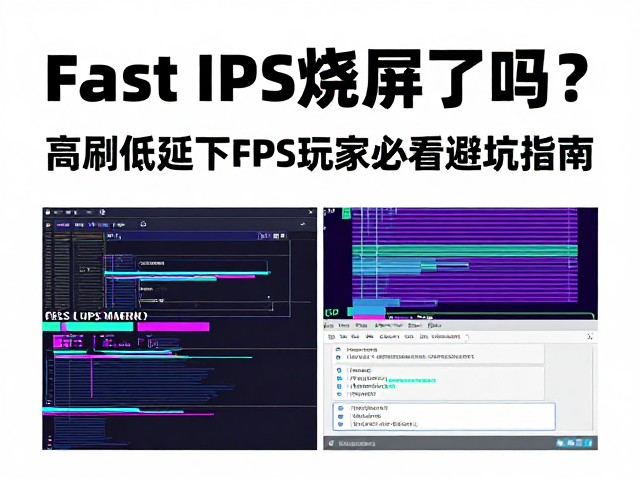 Fast IPS烧屏了吗?高刷低延下FPS玩家必看避坑指南