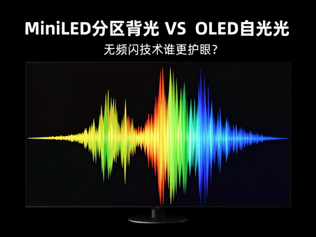 MiniLED分区背光VS OLED自发光,无频闪技术谁更护眼?