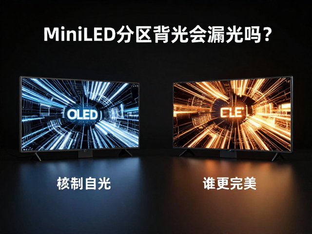 MiniLED分区背光会漏光吗？对比OLED像素自发光，谁更完美？