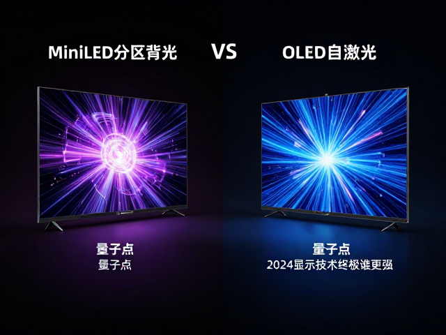MiniLED分区背光VS OLED自发光,量子点,2024显示技术终极谁更强?