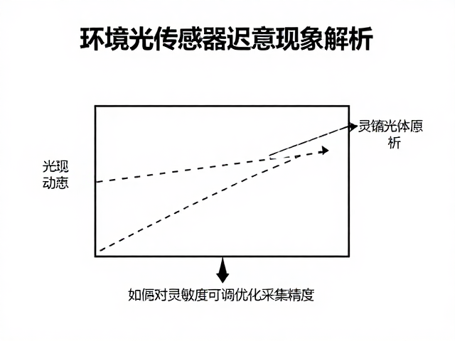 环境光传感器迟滞现象解析，如何通过灵敏度可调优化采集精度