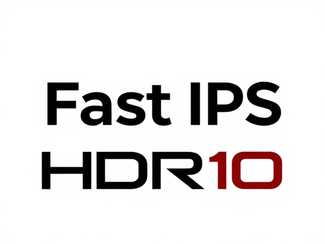 Fast IPS，帧同步，HDR10，高刷防撕裂，画质与流畅兼得