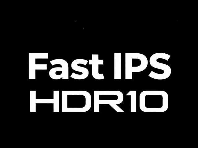 Fast IPS，帧同步，HDR10，高刷防撕裂，画质与流畅兼得