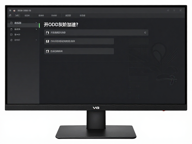 VA黑帧型显示器如何开OD灰阶加速?低延迟模式设置指南