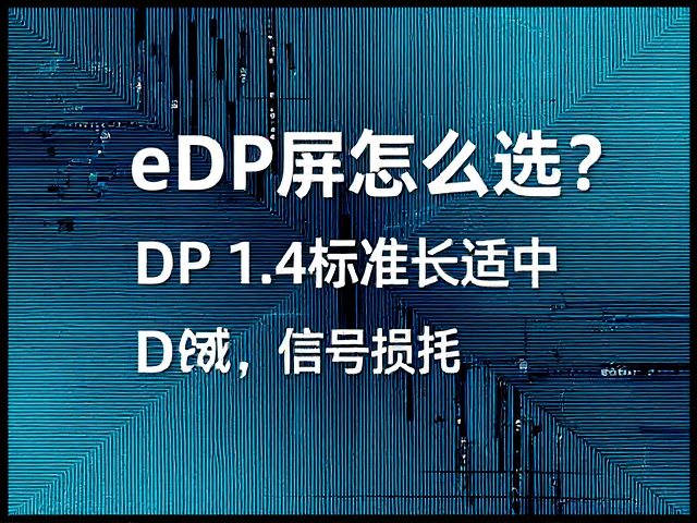 eDP屏线怎么选?DP 1.4标准长度适中,有效减少信号损耗