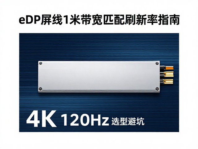eDP屏线1米带宽匹配刷新率指南,4K/120Hz选型避坑