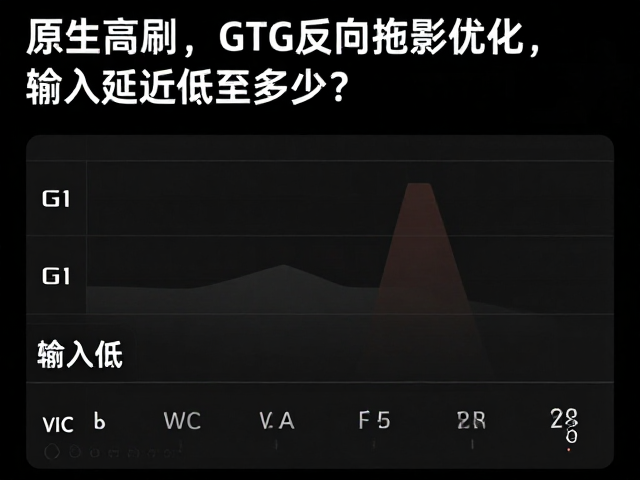 原生高刷,GTG反向拖影优化,输入延迟低至多少?