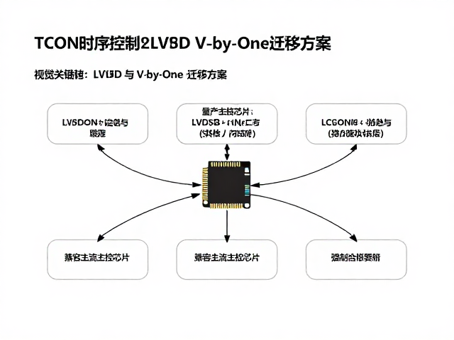 TCON时序控制主板从LVDS向V-by-One迁移方案,兼容主流主控芯片
