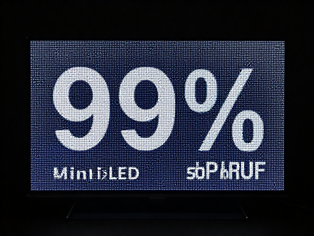 MiniLED分区背光，99% sRGB，灰阶响应快不拖影