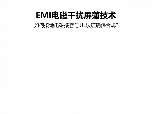EMI电磁干扰屏蔽技术,如何通过接地与UL认证确保合规?