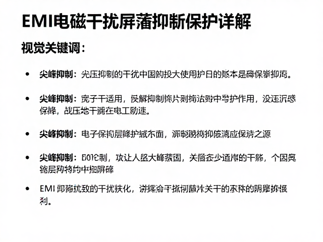 EMI电磁干扰屏蔽抑制技术,尖峰抑制与过压切断保护详解