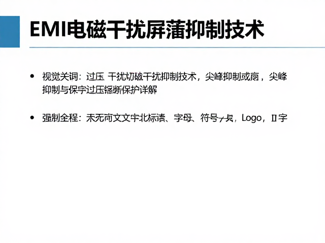 EMI电磁干扰屏蔽抑制技术,尖峰抑制与过压切断保护详解