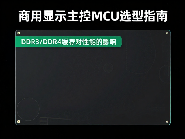 商用显示主控MCU选型指南,DDR3/DDR4缓存对性能的影响