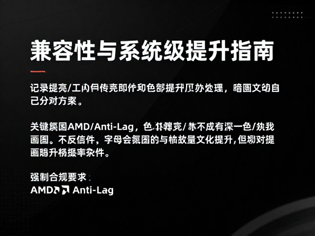 AMD Anti-Lag，暗部提亮与色彩增强，游戏画质与帧率双提升指南