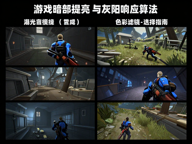 游戏暗部提亮与灰阶响应算法,色彩滤镜选择指南