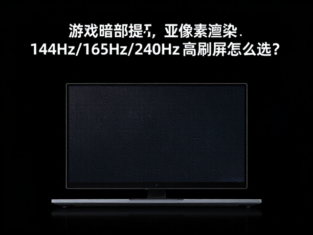 游戏暗部提亮，亚像素渲染，144Hz/165Hz/240Hz高刷屏怎么选？