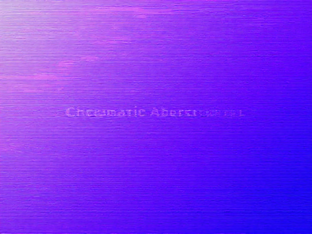 Chromatic Aberration优化，开启输入延迟硬件直通与无动态模糊模式实测