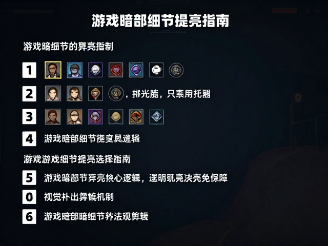 游戏暗部细节提亮算法，色彩覆盖范围与滤镜选择指南