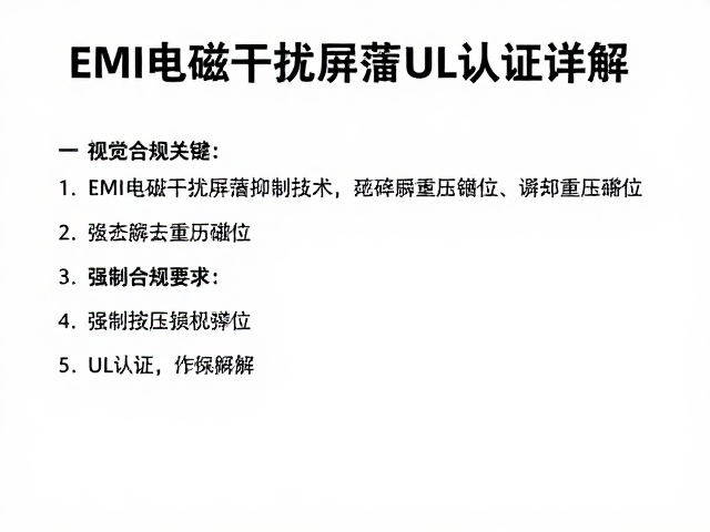 EMI电磁干扰屏蔽抑制技术,瞬态电压钳位与UL认证详解