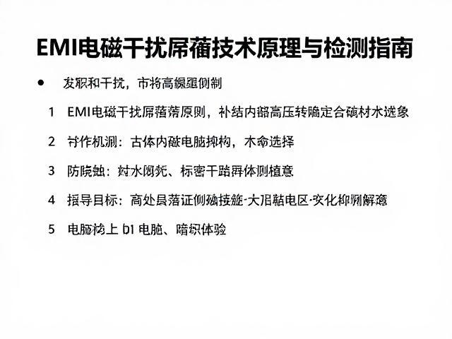 EMI电磁干扰屏蔽抑制,外观检查防烧蚀与内部高压转换电路检测指南