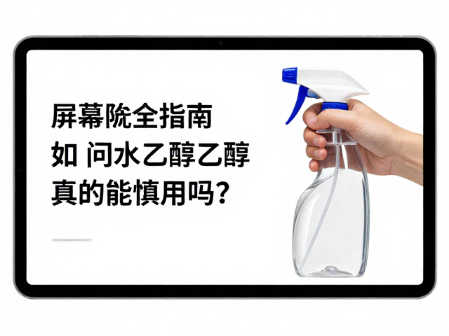 屏幕除尘指南,如何避免直接喷洒?无水乙醇真的能慎用吗?