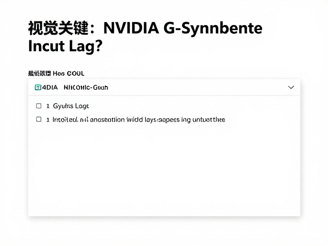 NVIDIA G-Sync如何降低Input Lag？最低帧率限制设置详解