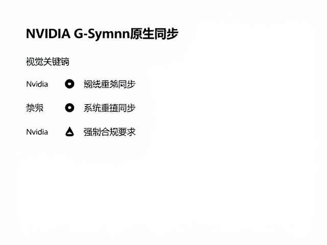 NVIDIA G-Sync原生同步,禁用系统垂直同步,彻底解决低残影难题