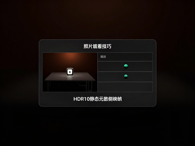 HDR照片查看技巧,利用HDR10静态元数据映射与峰值亮度调整